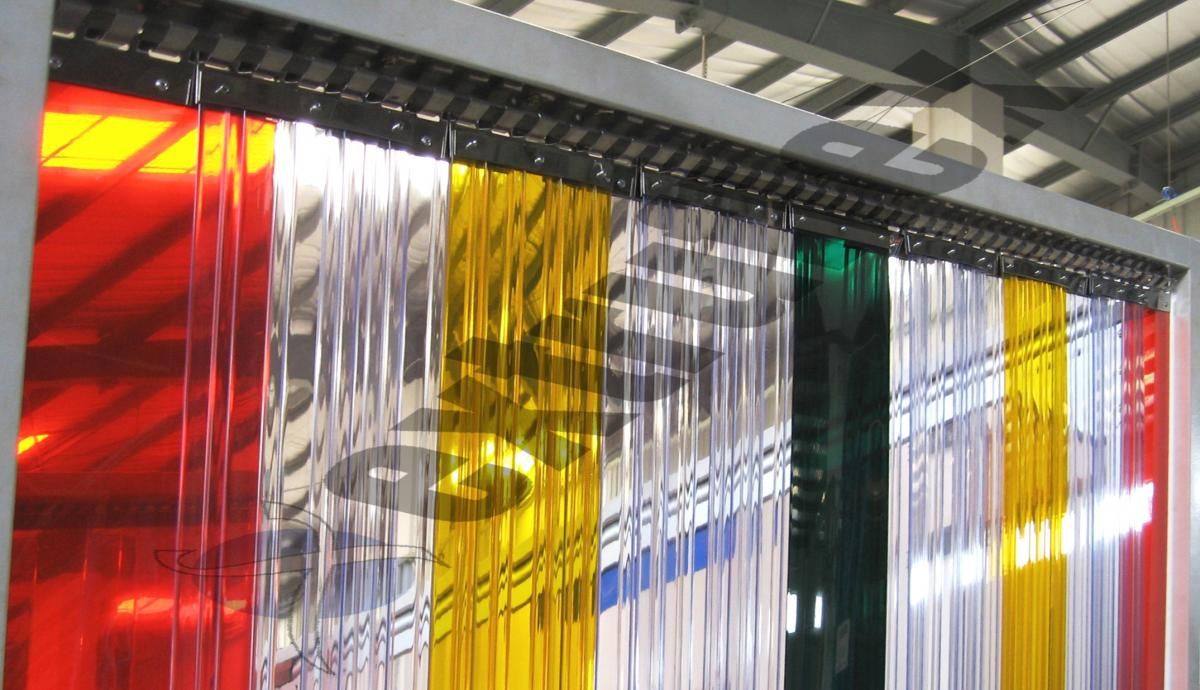 PVC Strip Curtains Multicolor