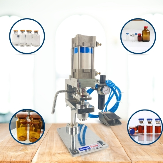Semi Automatic Vial Crimping Machine