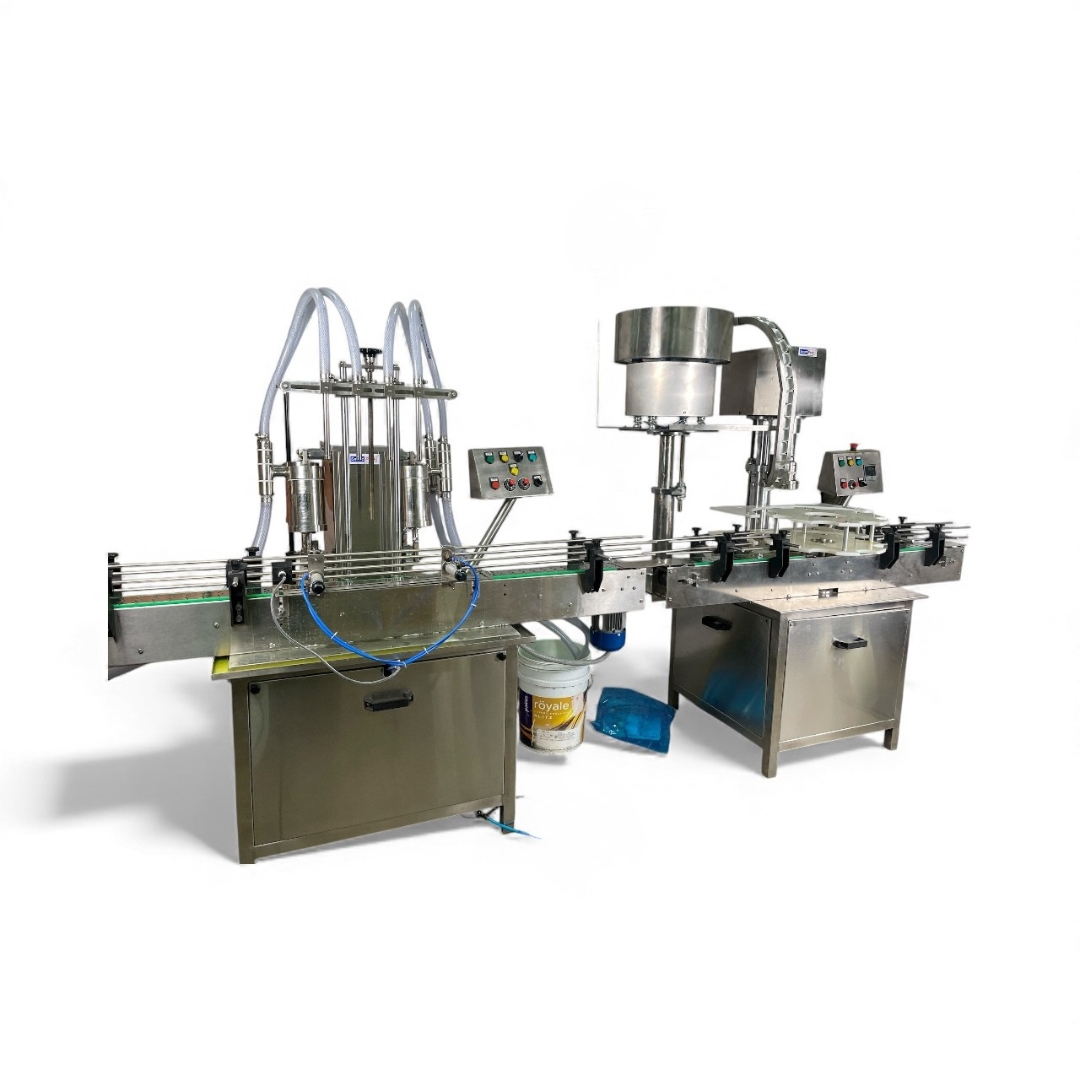 Fully Automatic Bottle Liquid Filling and Capping Machine